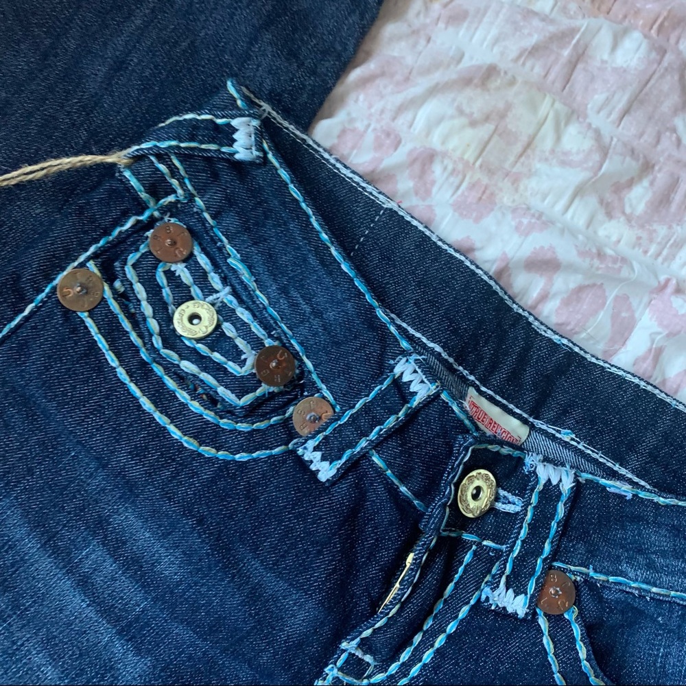 ❌SOLD❌ 😍 NWT True Religion flare jeans 😍 - Picture 5 of 9